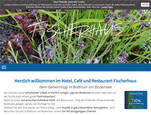 Tablet Screenshot of hotel-fischerhaus.de